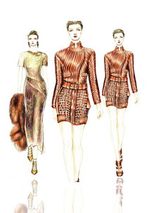 野生國(guó)際 國(guó)慶 周末班 馬克筆服裝效果圖綜合技法 marker illustration 精品課程,火熱預(yù)約報(bào)名中